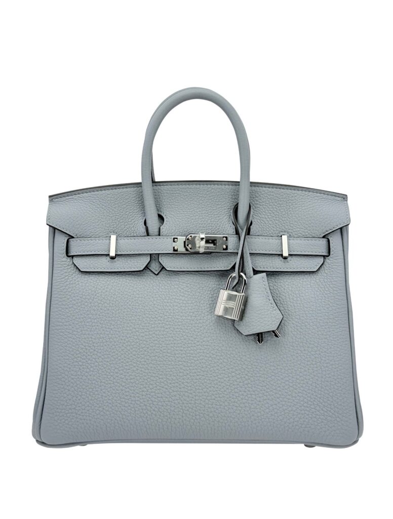 Hermes Birkin 25 Retourne Togo Gris Pantin Palladium Hardware K Stamp 2026