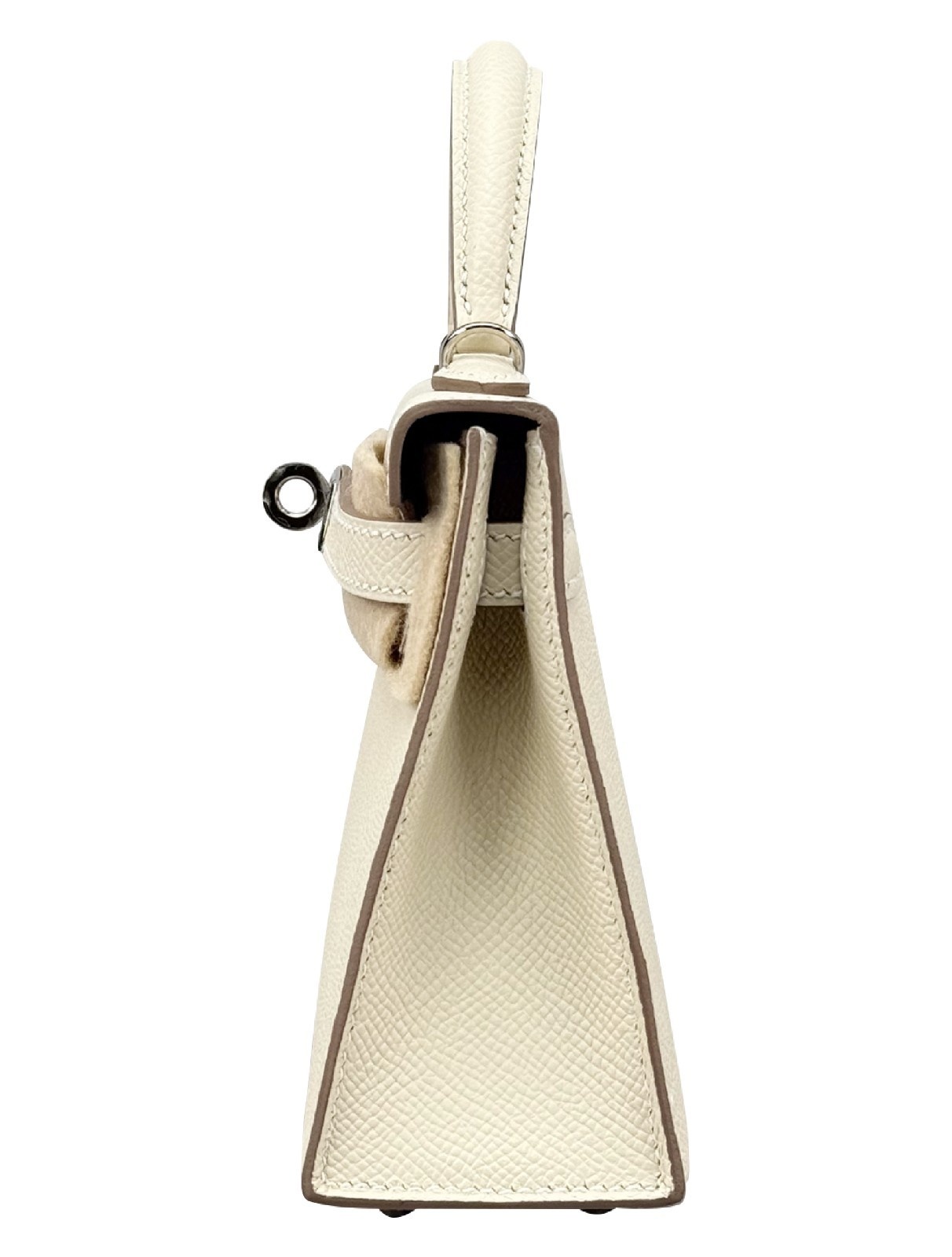 Hermes Mini Kelly II 20 HSS Epsom Craie/ Black Palladium Hardware K Stamp 2025
