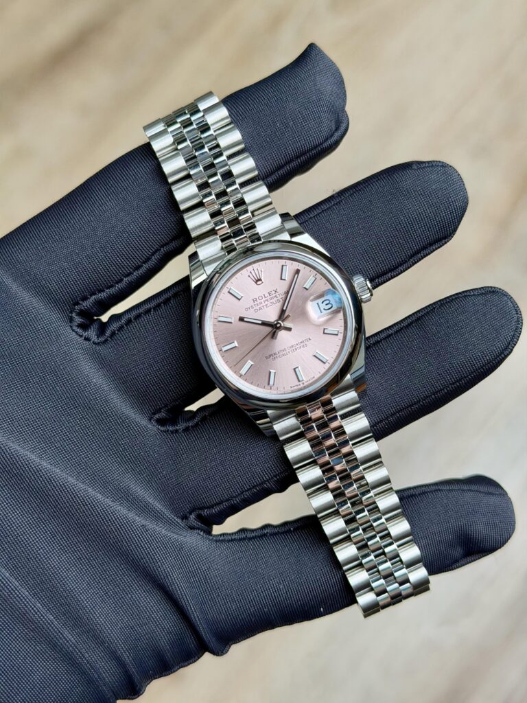 Rolex Datejust 31 Pink Index Smooth Jubilee 2026 Unworn 278240