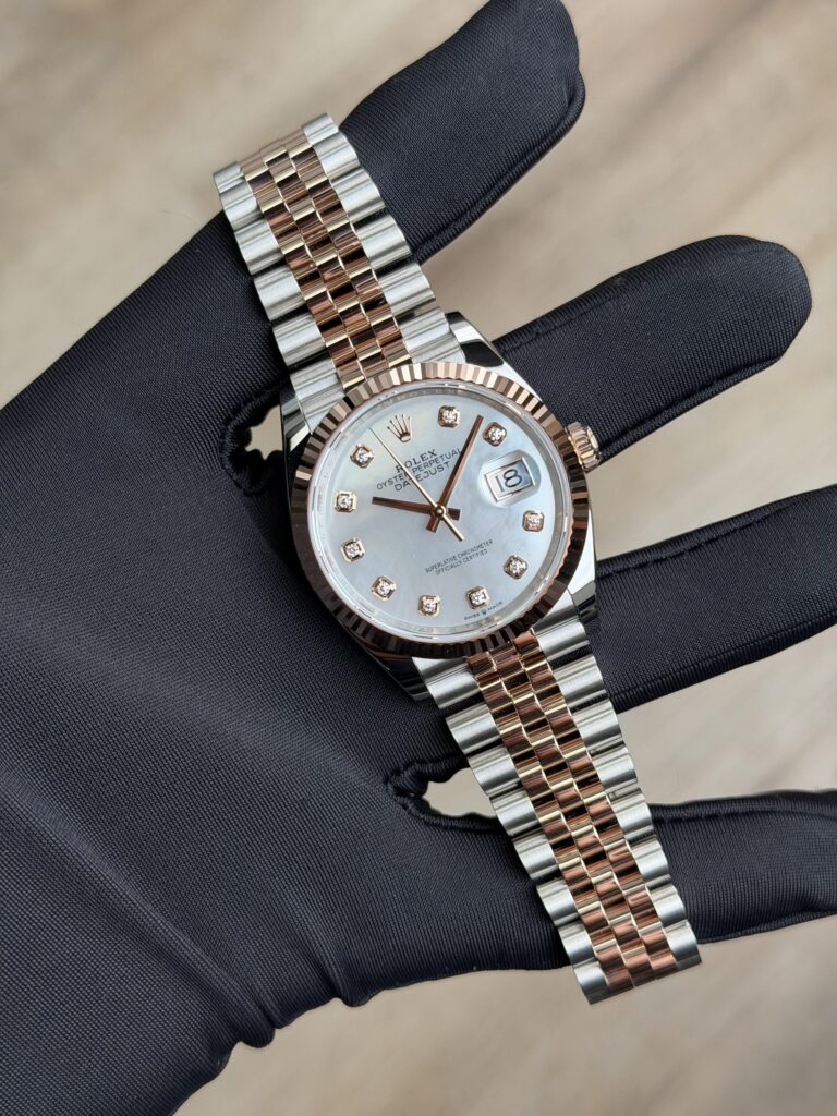 Rolex Datejust 36 MOP Pearl Diamond Fluted Jubilee 2026 Unworn 126231