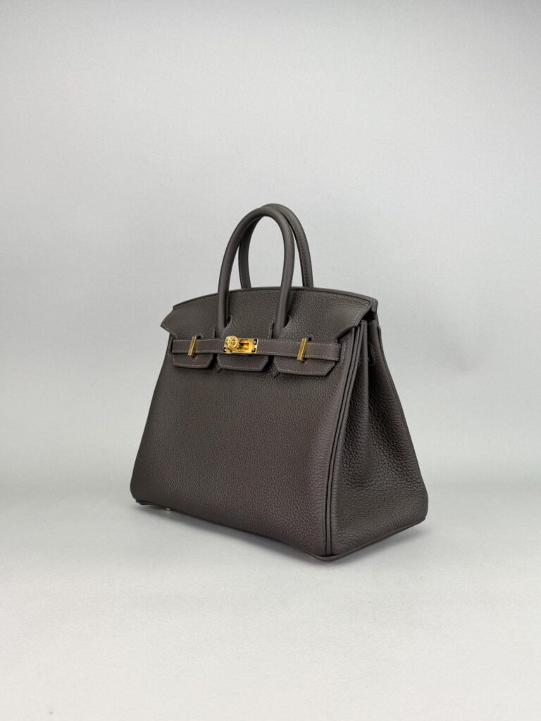 Hermes Birkin 25 Retourne Togo Bai Brun Gold Hardware K Stamp 2026