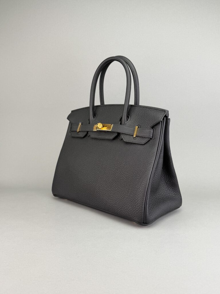 Hermes Birkin 30 Retourne Togo Black/Noir Gold Hardware G Stamp 2026