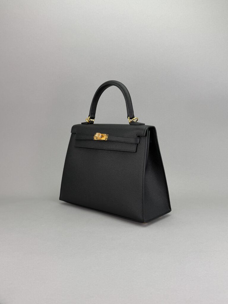 Hermes Kelly 25 Sellier Epsom Black/Noir Gold Hardware K Stamp 2026