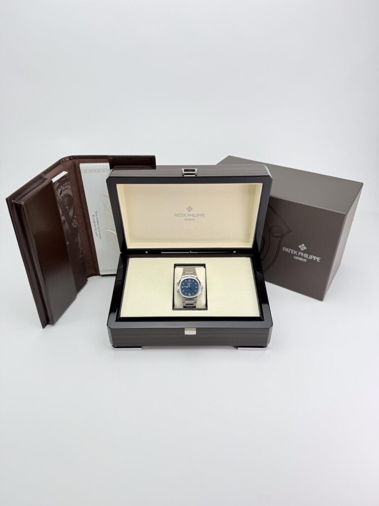 Patek Philippe Nautilus Blue Index Diamond Bracelet 2025 Unworn 7118/1200A
