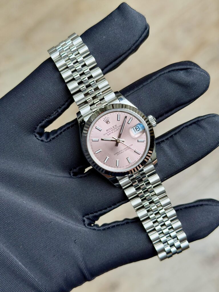 Rolex Datejust 31 Pink Index Fluted Jubilee 2026 Unworn 278274