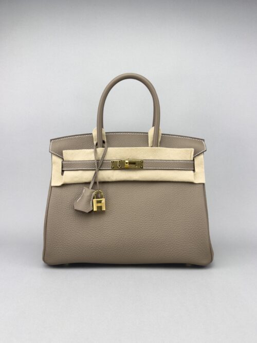 Hermes Birkin 30 Retourne Togo Etoupe Gold Hardware K Stamp 2026
