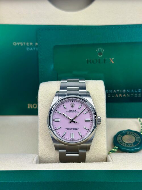 Rolex Oyster Perpectual 36 Candy Pink Smooth Oyster 2026 Unworn 126000