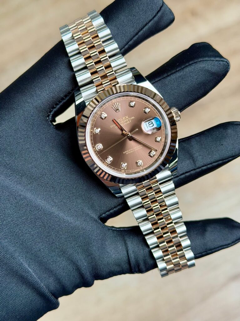 Rolex Datejust 41 Chocolate Diamond Fluted Jubilee 2026 Unworn 126331