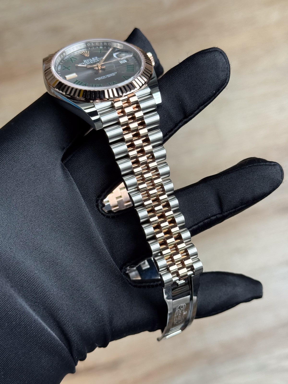 Rolex Datejust 41 Wimbledon Slate Roman Fluted Jubilee 2026 Unworn 126331