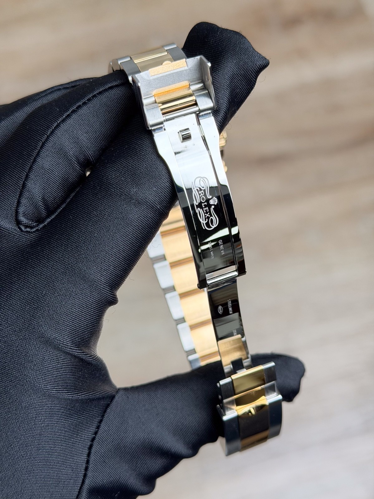 Rolex Daytona 40 Steel & Yellow Gold White/White Index Oyster Preowned 126503