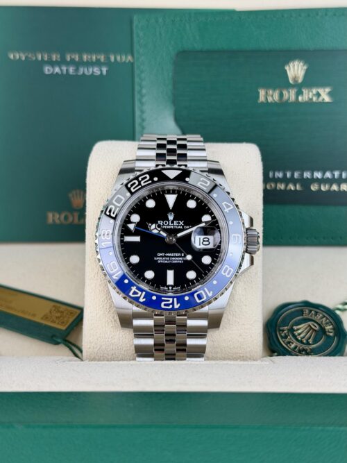 Rolex GMT-Master II UNWORN 2026 Batgirl 40mm Black/Blue Jubilee 126710BLNR
