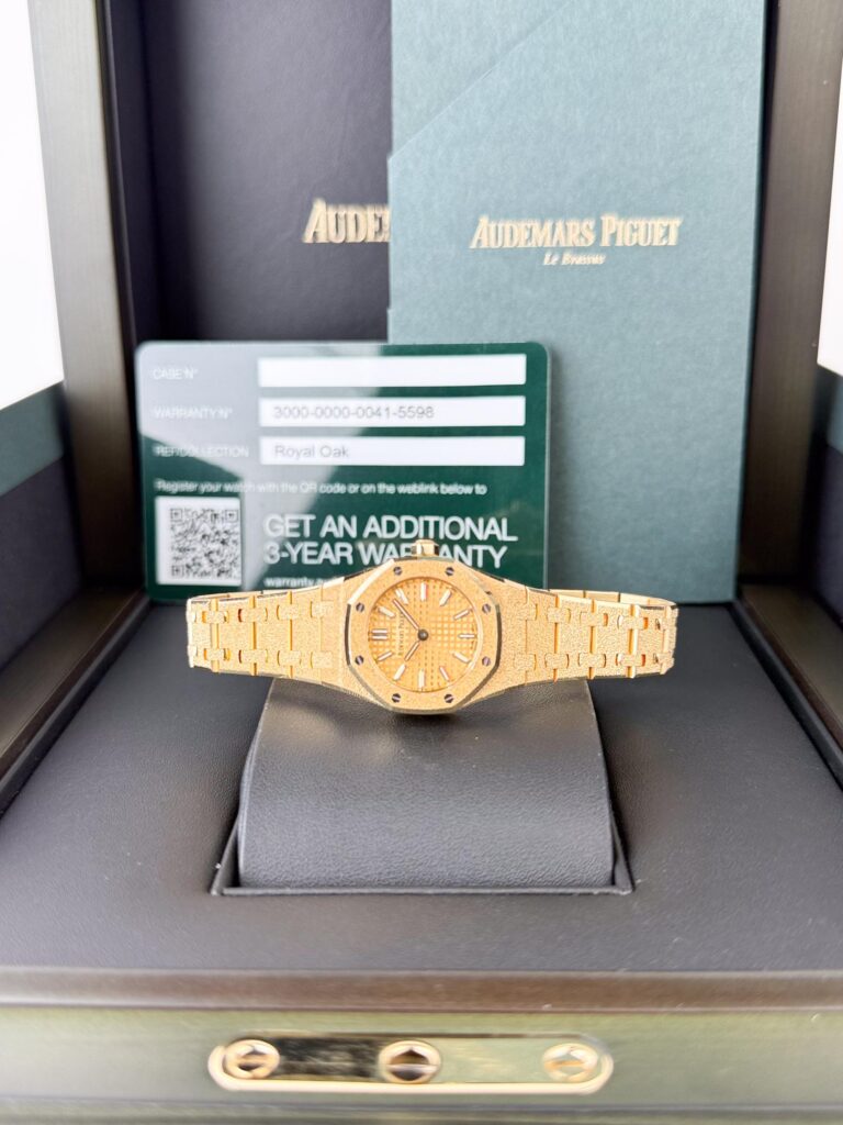 Audemars Piguet Royal Oak UNWORN 2025 Mini Frosted 23mm 67630BA.GG.1312BA.01