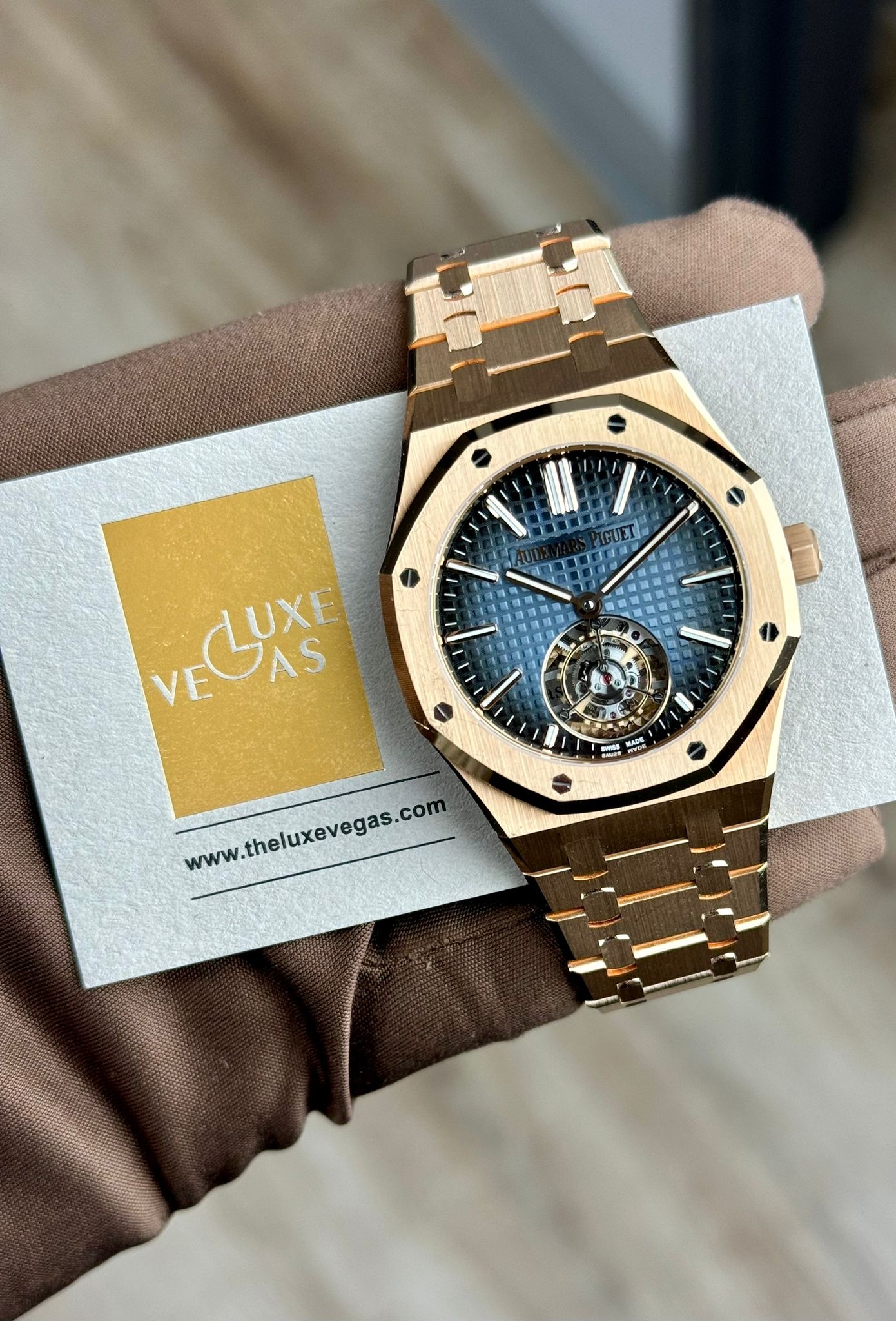 Audemars Piguet Royal Oak 41mm Flying Tourbillon Smoke Blue 26730OR.OO.1320OR.02