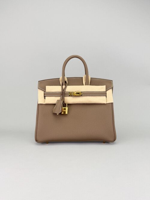 Hermes Birkin 25 Retourne Togo Etoupe Gold Hardware K Stamp 2026