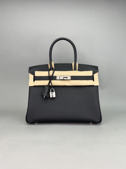 Hermes Birkin 30 Retourne Togo Black Palladium Hardware G Stamp 2026