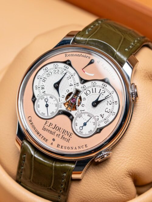 F.P. Journe Chronometre A Resonance Salmon Dial 40mm 2021 RQ
