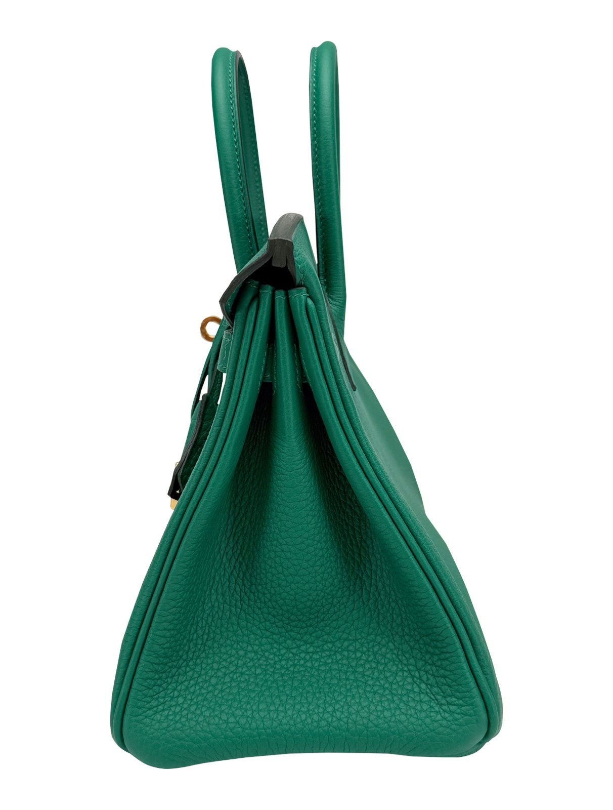 Hermes Birkin 25 Retourne Togo Vert Vertigo Gold Hardware W Stamp 2025