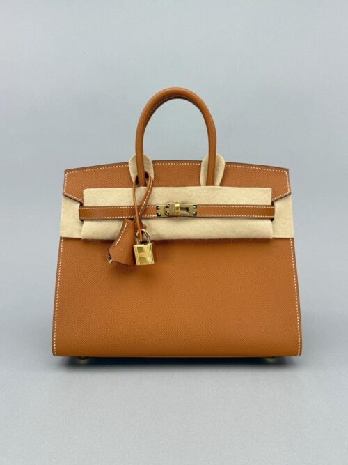 Hermes Birkin 25 Sellier Epsom Gold Gold Hardware K Stamp 2025