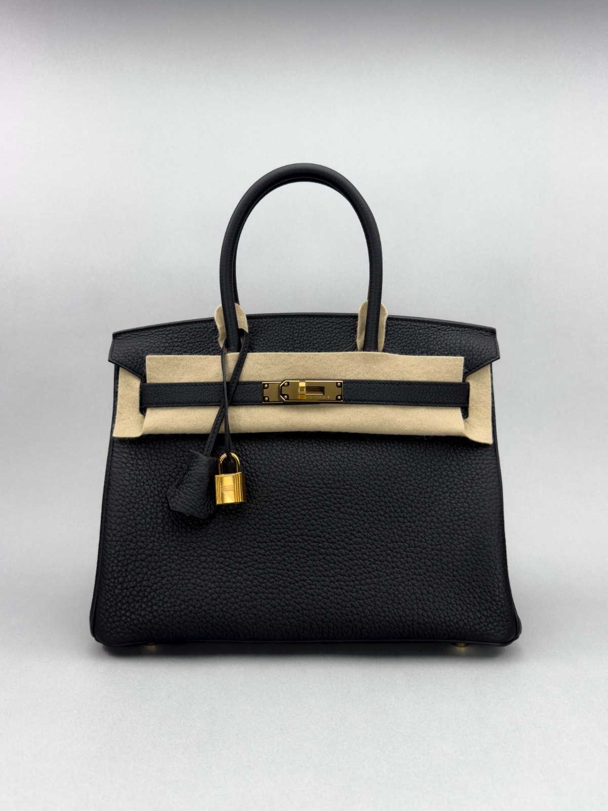 Hermes Birkin 30 Retourne Togo Black/Noir Gold Hardware G Stamp 2026