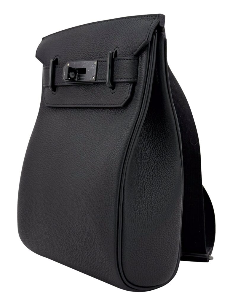 Hermes Hac A Dos PM Retourne Togo Black SO Black K Stamp 2025
