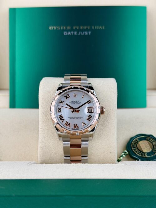 Rolex Datejust 31mm MOP Pearl Roman Domed Oyster Preowned Watch&Box 178341