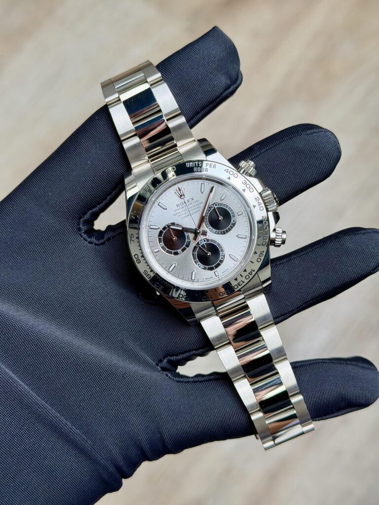 Rolex Daytona 2025 Ghost 40mm Silver Steel/Black Index Oyster Preowned 126509