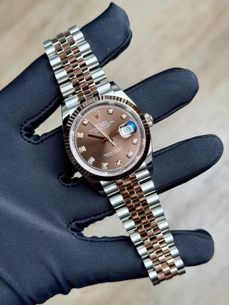 Rolex Datejust 36mm UNWORN 2026 Chocolate Brown Diamond Fluted Jubilee 126231