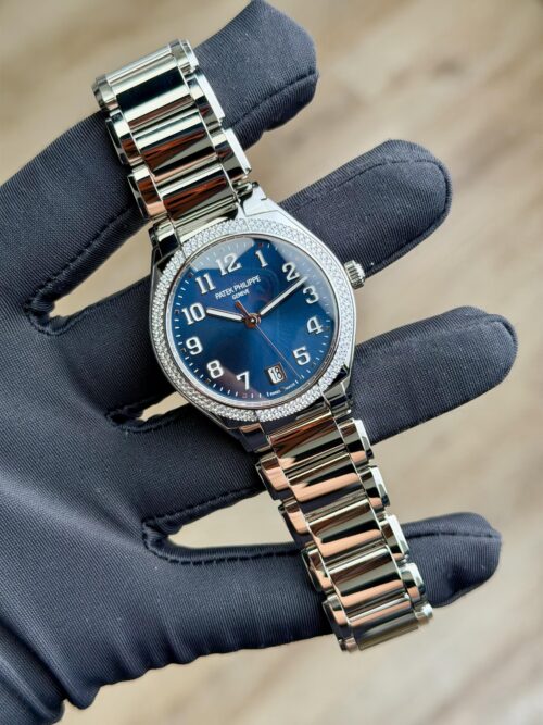 Patek Phillippe Twenty~4 Blue Arabic Diamond Bezel 2026 Unworn 7300/1200A-001
