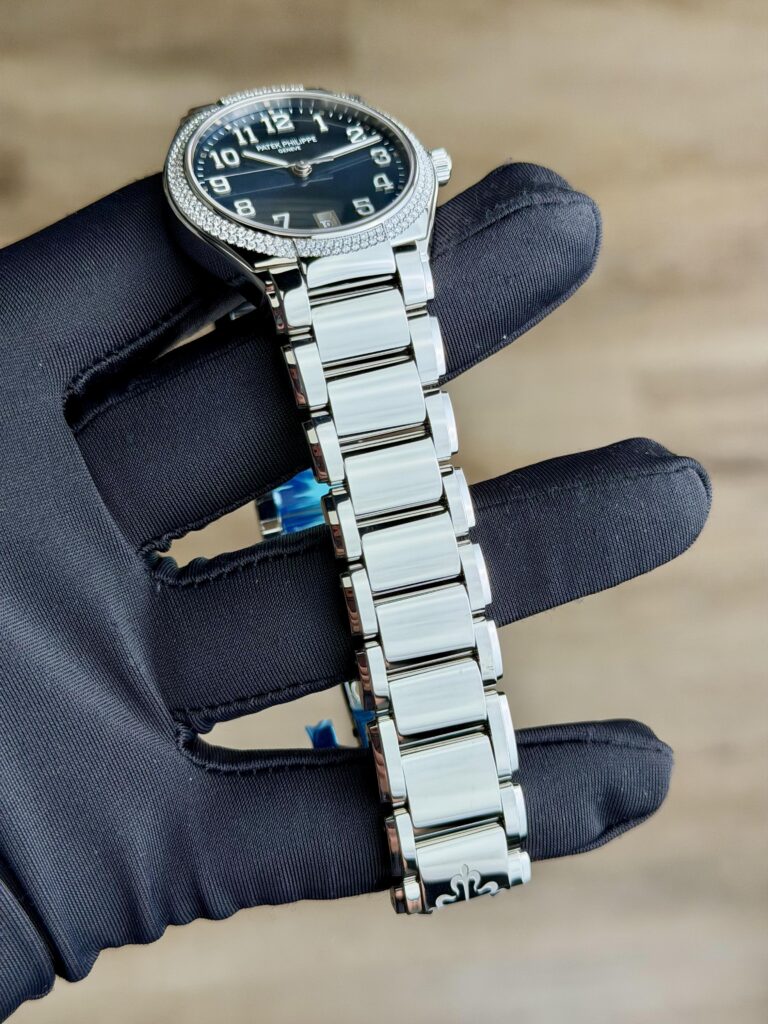 Patek Philippe Twenty~4 Blue Arabic Diamond Bezel 2026 Unworn 7300/1200A-001