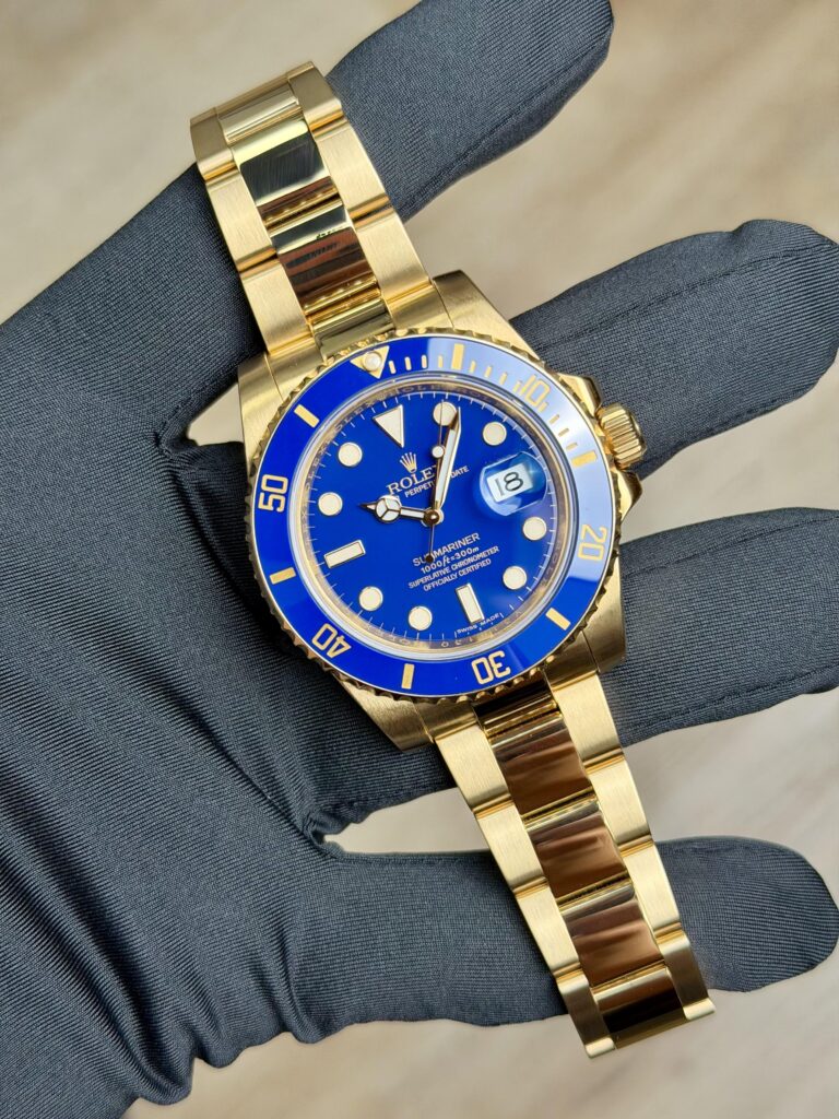 Rolex Submariner Date 40mm 2010 Flat Blue Oyster Preowned 116618LB