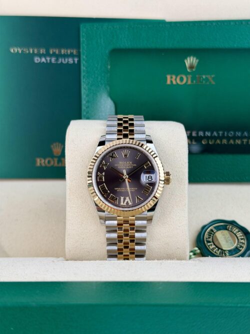 Rolex Datejust 31mm UNWORN 2026 Rhodium Grey Roman VI Diamond Jubilee 278273