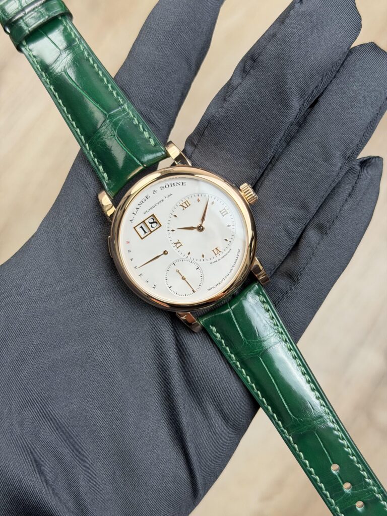 A. Lange & Sohne Lange 1 Daymatic 39.5mm Argente Roman Preowned 2013 320.032