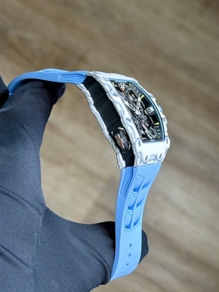 Richard Mille Rafael Nadal White Carbon Blue Rubber 2024 RM35-03