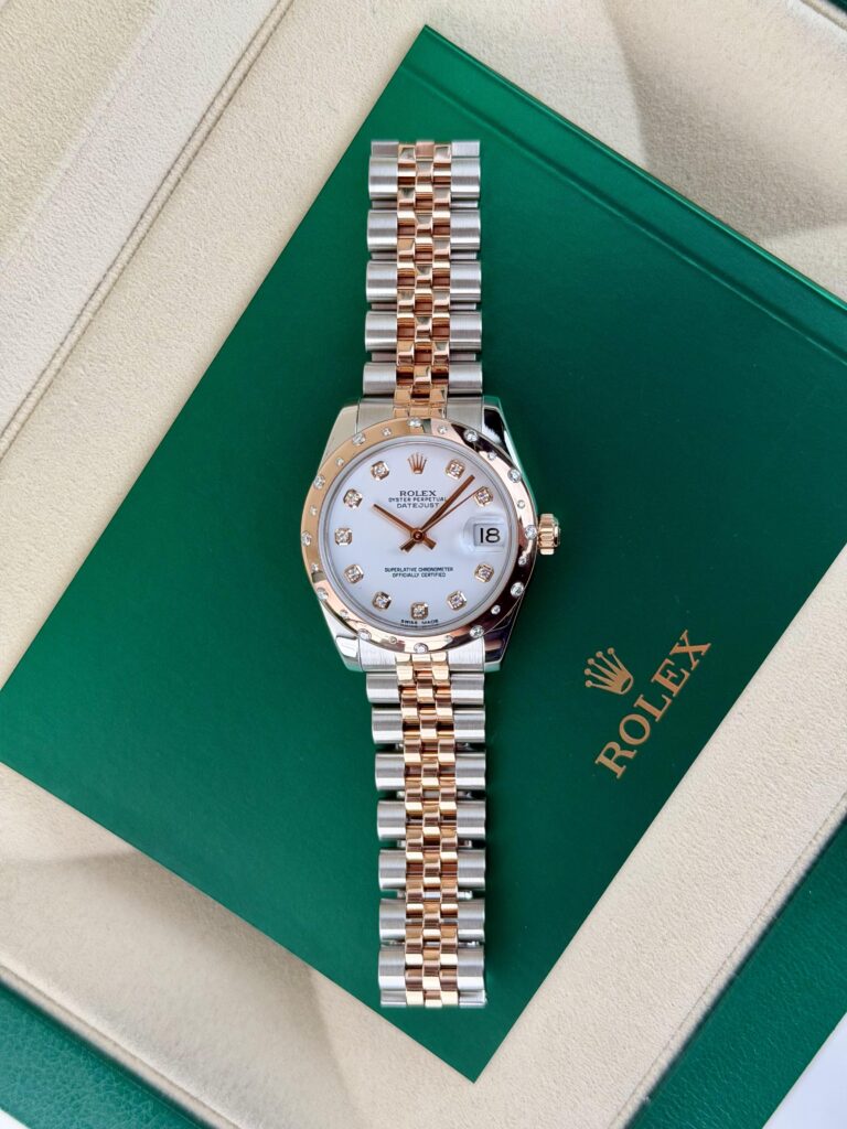 Rolex Datejust 31mm 2016 White Diamond Domed Jubilee Preowned 178341