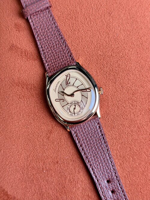 Berneron Mirage Sienna 38mm UNWORN 2026 Gold Barenia Leather Strap 3438MS-G02