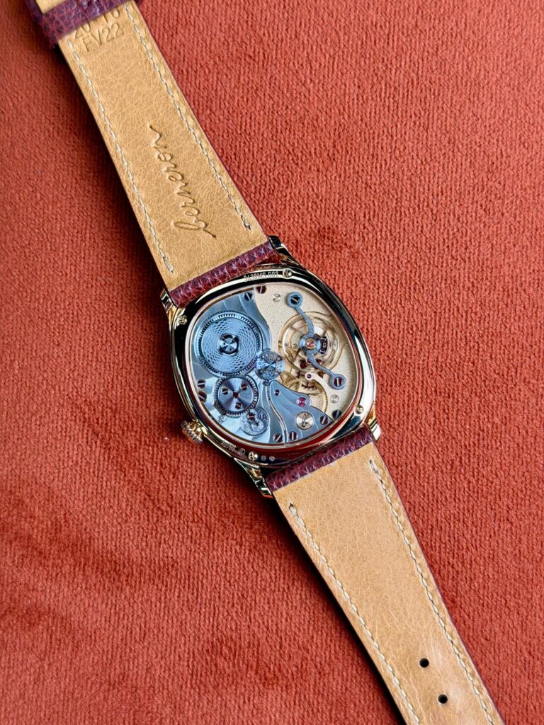 Berneron Mirage Sienna 38mm UNWORN 2026 Gold Barenia Leather Strap 3438MS-G02