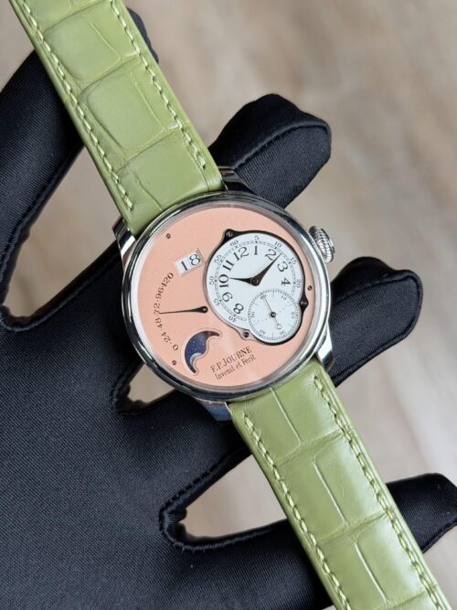 F.P.Journe Octa Lune 40mm UNWORN 2024 Platinum Salmon Dial Strap LN