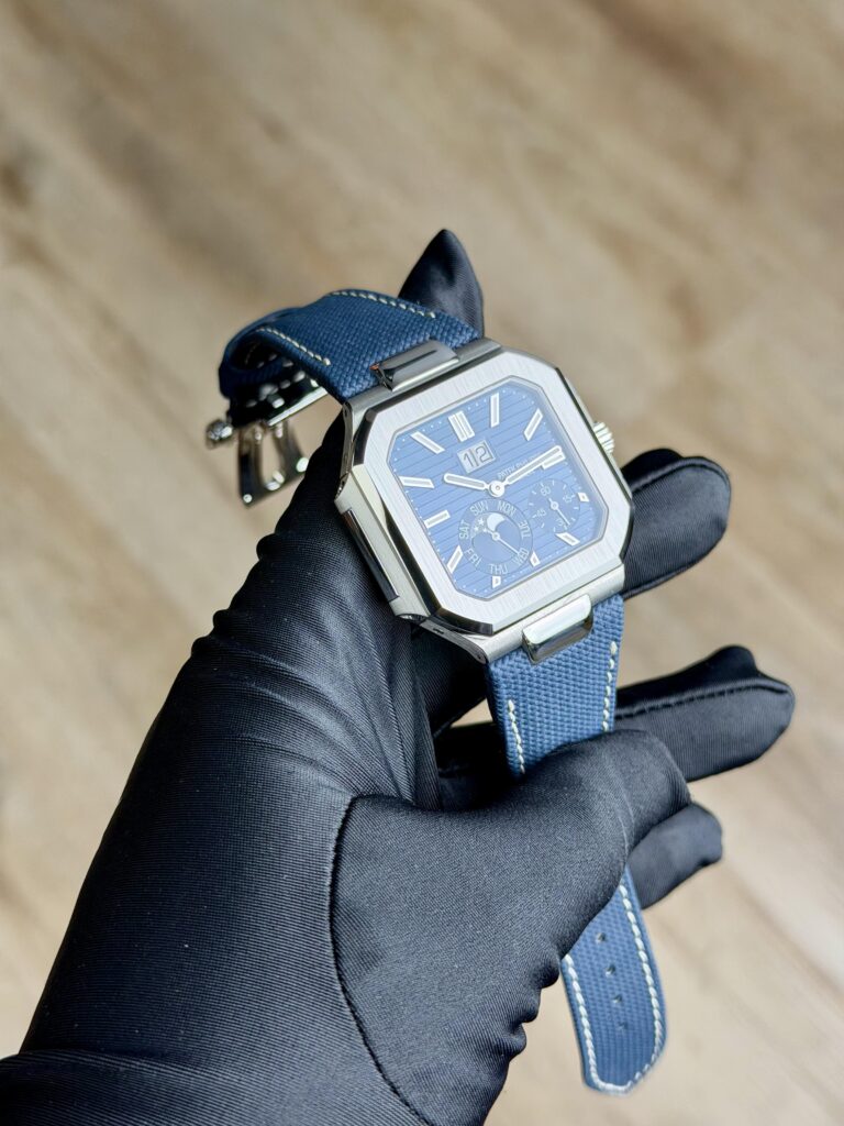 Patek Philippe Cubitus UNWORN Blue Index Platinum Blue Strap 5822P-001