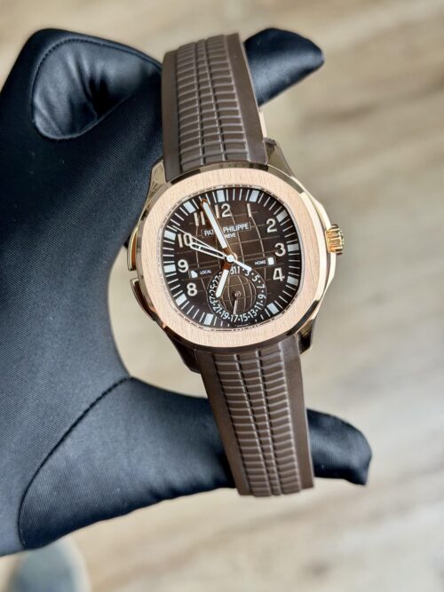 Patek Philippe Aquanaut Travel Time Brown Arabic 5164R-001