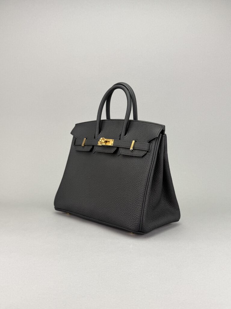 Hermes Birkin 25 Retourne Togo Black/Noir Gold Hardware G Stamp 2026