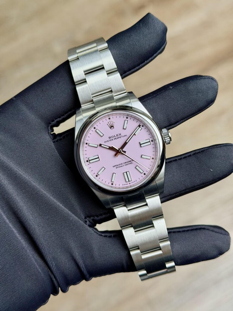 Rolex Oyster Perpetual 41mm UNWORN 2026 Candy Pink Index Smooth Oyster 134300