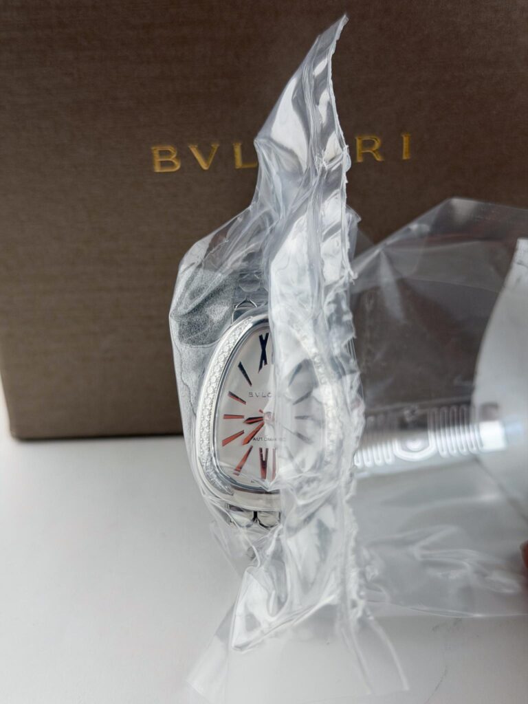 BVLGARI Serpenti Seduttori White Steel Diamond 2026 Unworn 104060