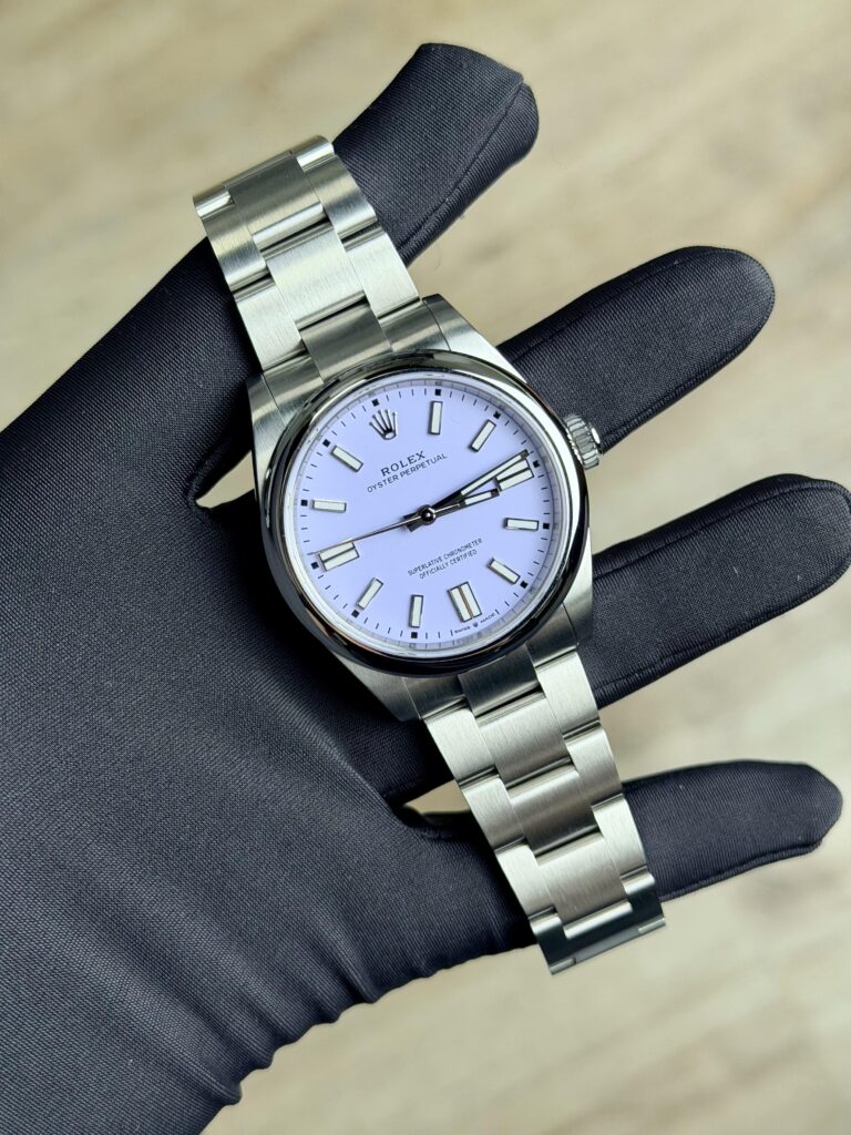 Rolex Oyster Perpetual 41 Lavender Index Smooth Oyster 2026 Unworn 134300