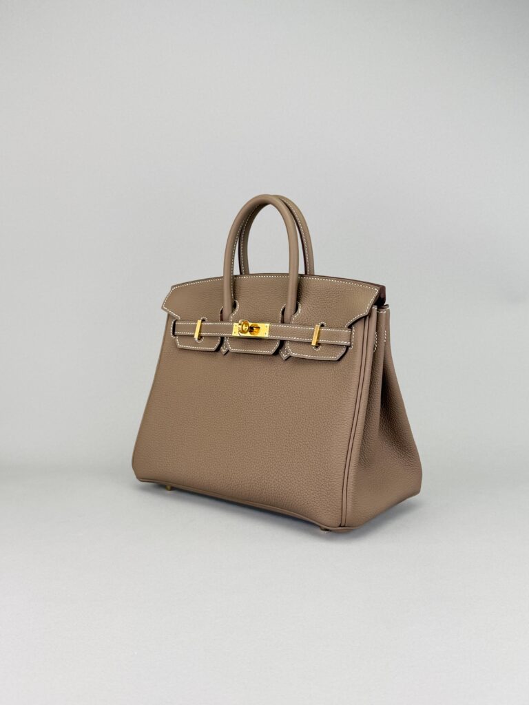 Hermes Birkin 25 Retourne Togo Etoupe Gold Hardware K Stamp 2026