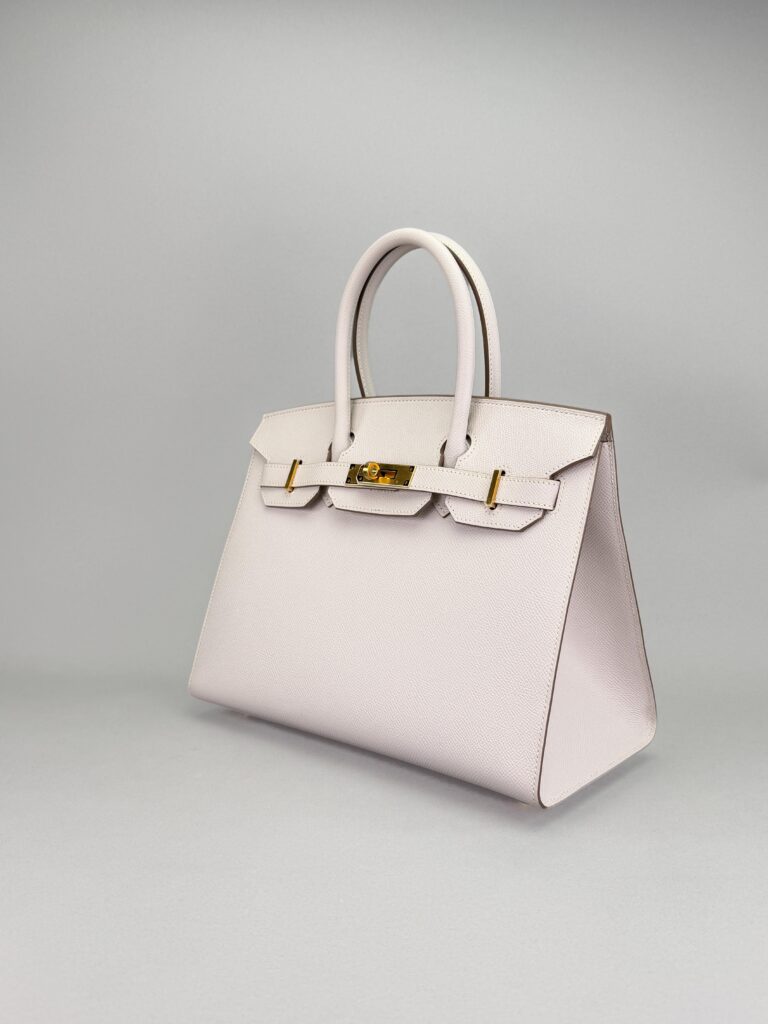 Hermes Birkin 30 Sellier Epsom Gris Pale Gold Hardware B Stamp 2024