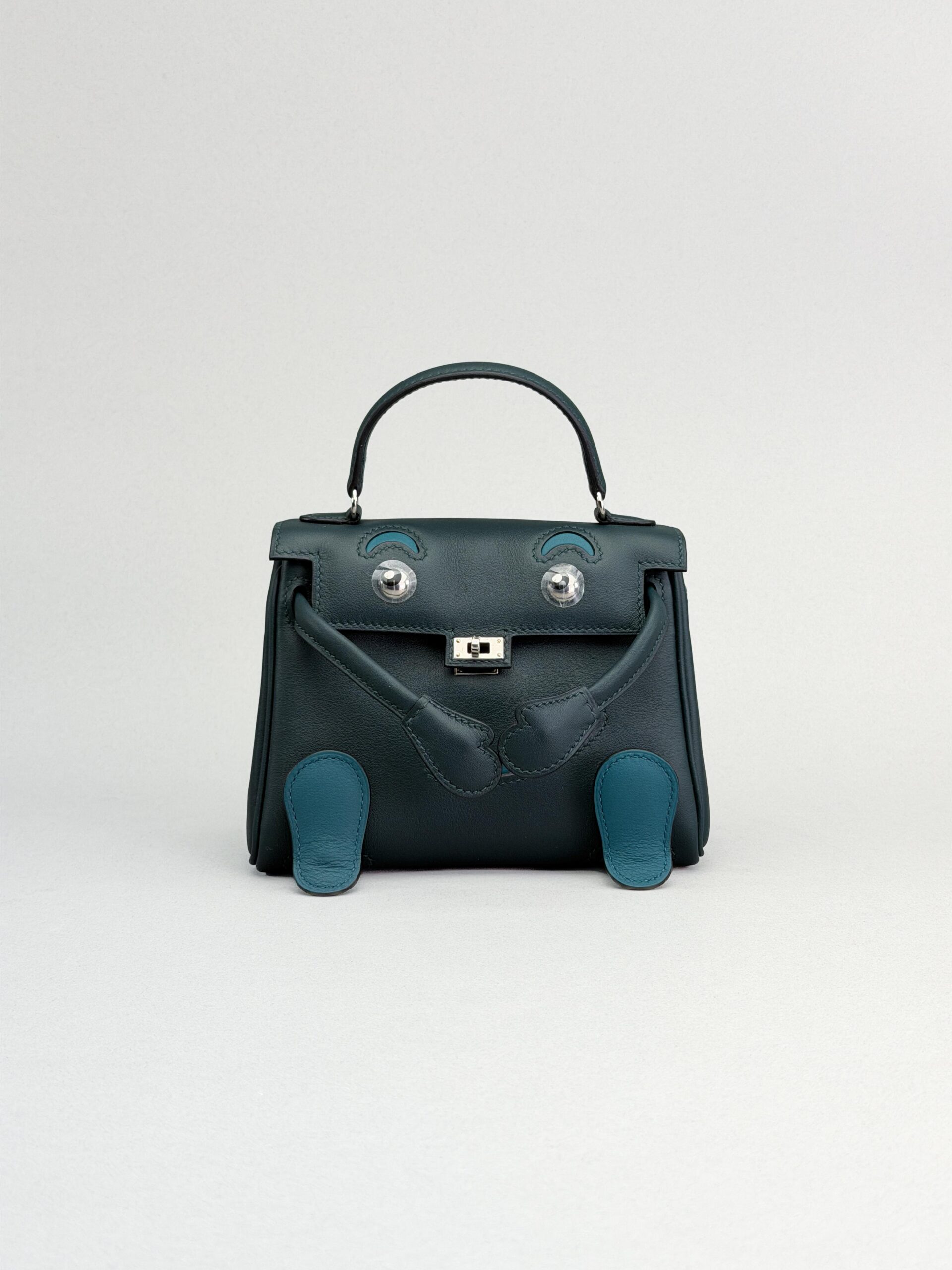Hermes Kelly Doll Swift Vert Cypres/Vert Bosphore Palladium Hardware K Stmp 2026