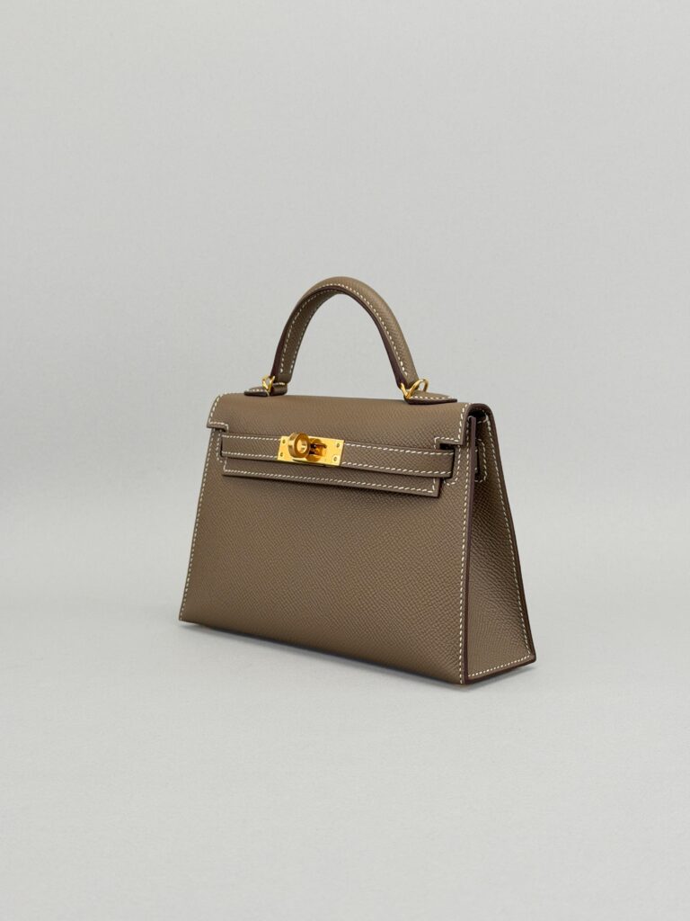Hermes Mini Kelly II 20 Sellier Epsom Etoupe Gold Hardware K Stamp 2025