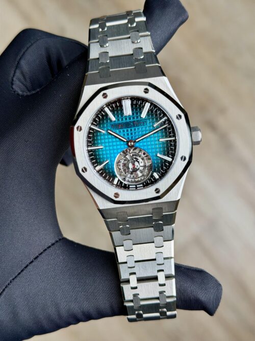 Audemars Piguet Royal Oak Tourbillon Smoked Blue Titanium 2023 Preowned 26730TI