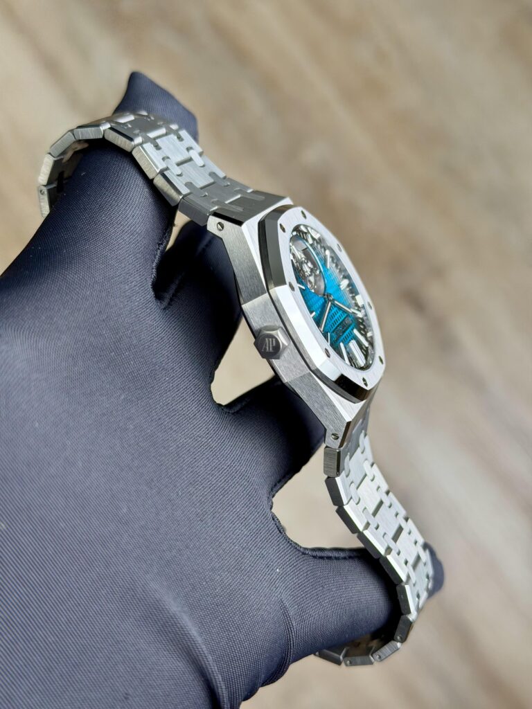 Audemars Piguet Royal Oak Tourbillon Smoked Blue Titanium 2023 Preowned 26730TI