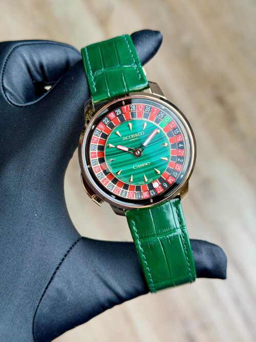 Jacob & Co. UNWORN 2026 Casino Tourbillon 44 Malachite Roulette CA100.40.AA.AE.A